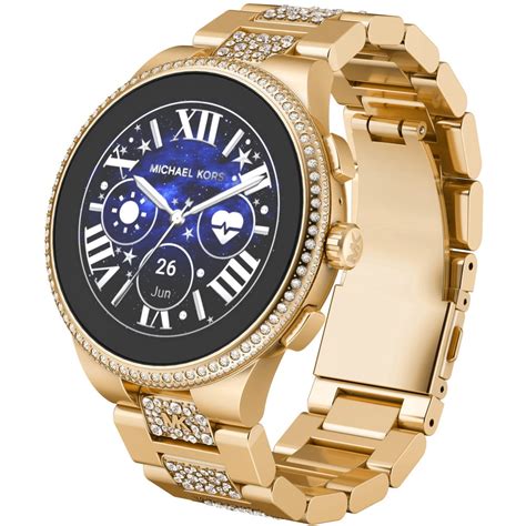 michael kors smartwatxh with nfc|Michael Kors Men's or Women's Gen 6 44mm Touchscreen .